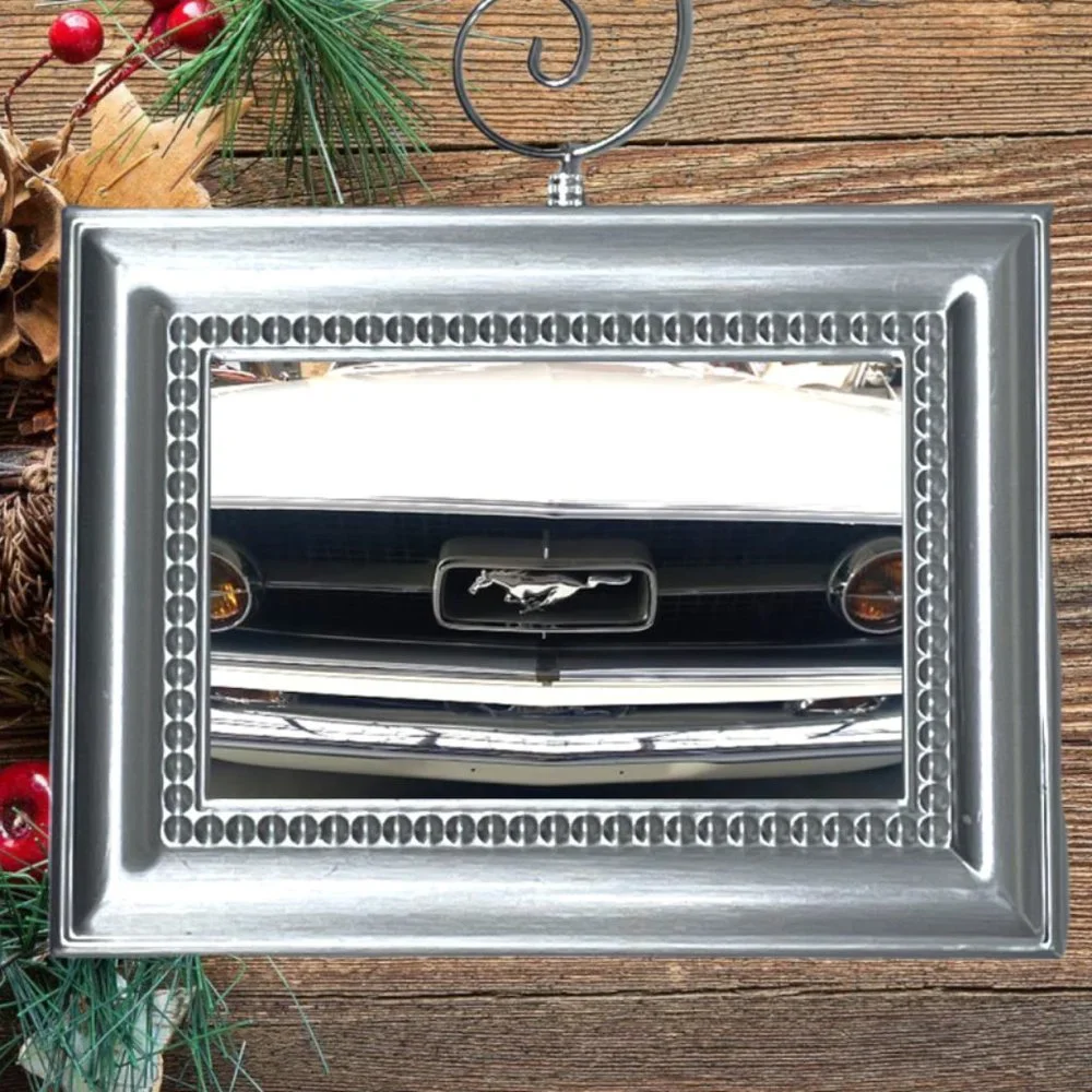 Ford Mustang Logo Emblem Christmas Tree Ornament